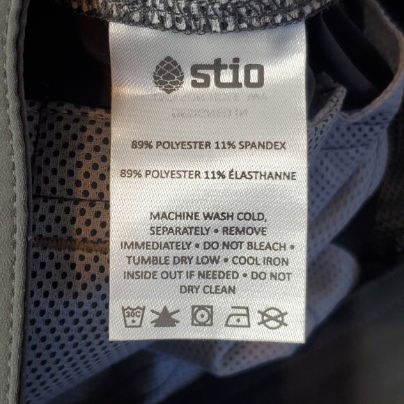 Stio Men's Size 33X28 Keeline Pant Hiking Stretch Outdoor Trail Gray 2328 - Picture 8 of 9